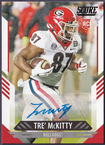 2021 Panini Score Tre McKitty Signatures #389 Chargers