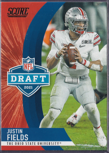 2021 Panini Score Justin Fields NFL Draft #D2 Ohio State Buckeyes Bears