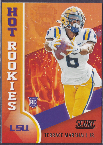 2021 Panini Score Hot Rookies Terrace Marshall Jr. LSU Tigers Panthers