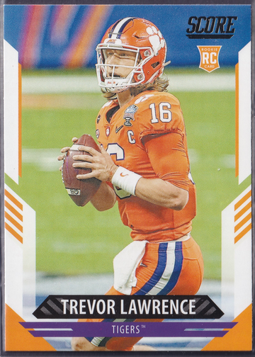 2021 Panini Score Trevor Lawrence #301 Clemson Tigers Jaguars