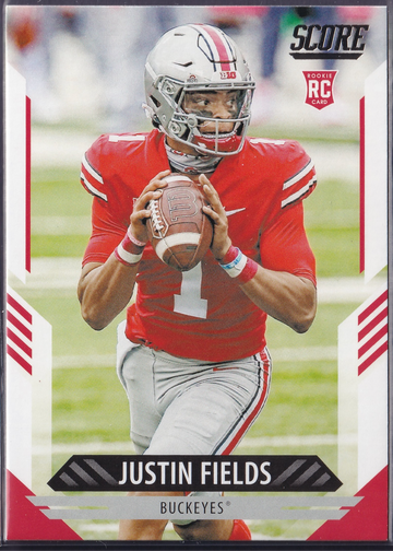 2021 Panini Score Justin Fields #302 Georgia Bulldogs Bears 