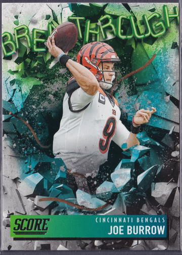 2021 Panini Score Joe Burrow #B3 Breakthrough LSU Tigers Bengals