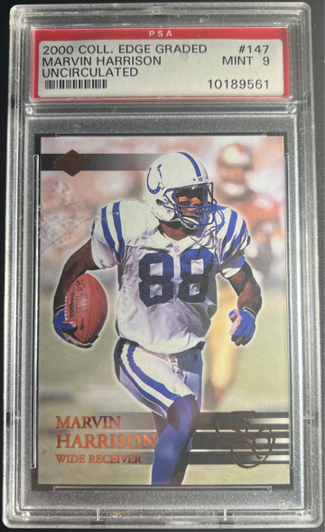 2000 Collector's Edge Graded Marvin Harrison #147 PSA 9 MINT - Uncirculated /5000