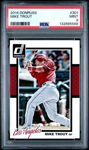 2014 Donruss Mike Trout #301 PSA 9 Mint