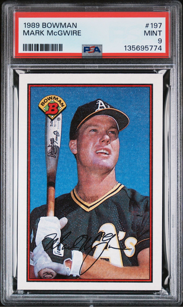 1989 Bowman Mark McGwire #197 PSA 9 Mint
