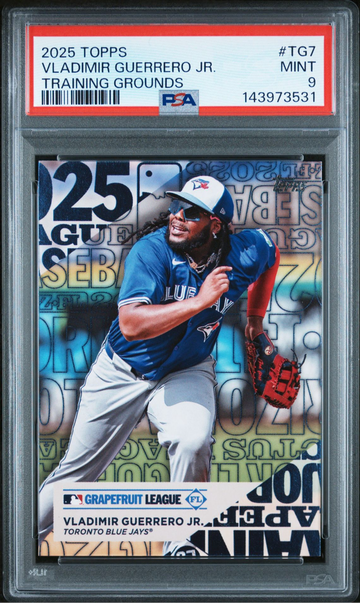 2025 Topps Training Grounds Vladimir Guerrero JR #TG7 PSA 9 Mint