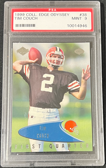1999 Collector's Edge Odyssey Tim Couch RC #38 (First Quarter) – PSA 9 Mint