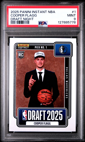 2025 Panini Instant NBA Draft Night Cooper Flagg #1 – PSA 9 MINT