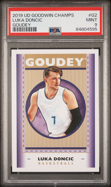 2019 Upper Deck Goodwin Champions Goudey Luka Doncic #G2 PSA 9 MINT