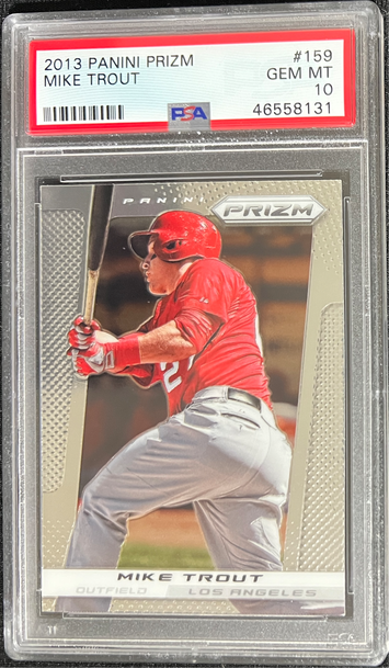 2013 Panini Prizm Mike Trout #159 PSA 10 GEM MT