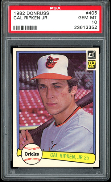PSA 10 1982 DONRUSS #405 CAL RIPKEN GEM MINT ORIOLES