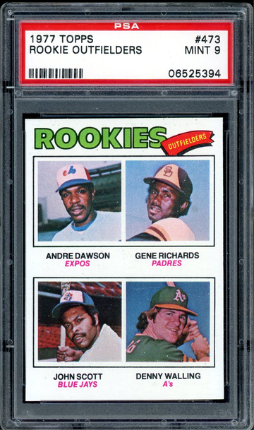 1977 TOPPS ANDRE DAWSON PSA 9 #473 DEAD CENTERED RC