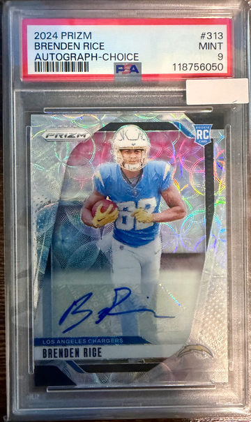 2024 Prizm  Brenden Rice Autograph-Choice /100 PSA 9