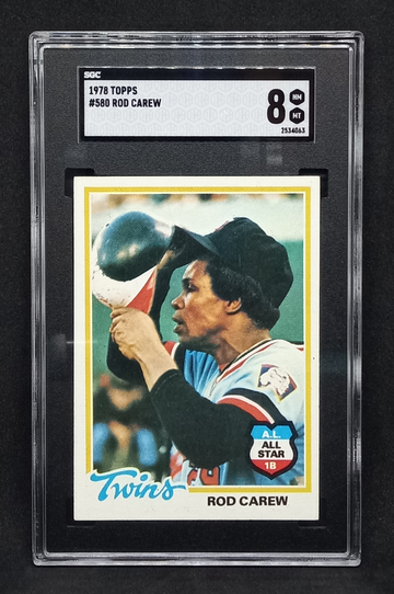 1978 Topps Rod Carew #580 SGC 8