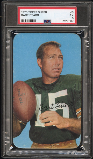 1970 Topps Super Bart Starr #3 PSA 5