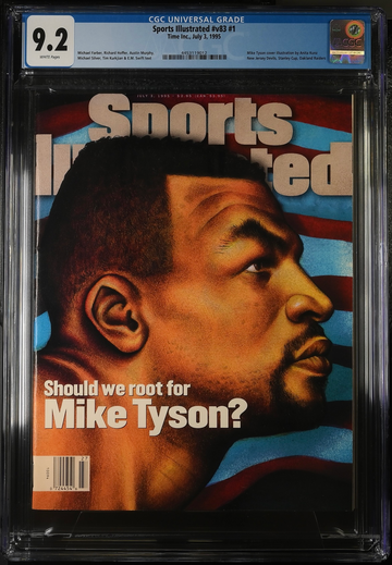 Sports Illustrated Magazine V83 #1 CGC 9.2 Mike Tyson 7/3/1995