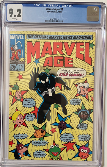 MARVEL AGE # 19  MARVEL COMICS 1984  CGC 9.2 WHITE PAGES