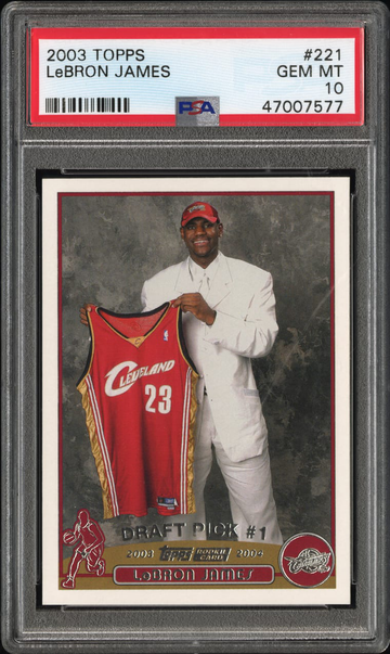 Lebron James 2003 Topps #221 PSA 10
