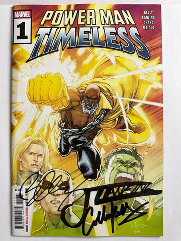 Power Man Timeless #1 Marvel Comics 2025 NM Signed Lansing Kelly Chang w/CoA