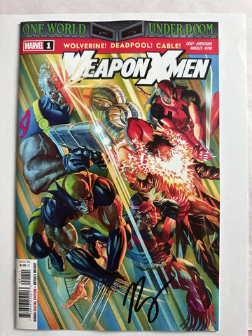 WEAPON X-MEN #1 - ALEX ROSS COVER - MARVEL COMICS 2025 Signed by Joe Casey w/CoA