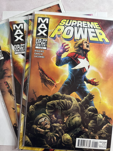 MAX Comics Supreme Power Bundle Issues # 1 - 4 Book Lot Complete Set (2011)