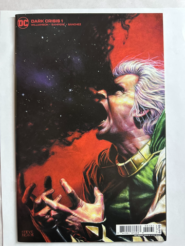 🚨🔥 DARK CRISIS #1 DC 2022 STEVE BEACH Cover 1:50 Card Stock  Incentive Variant