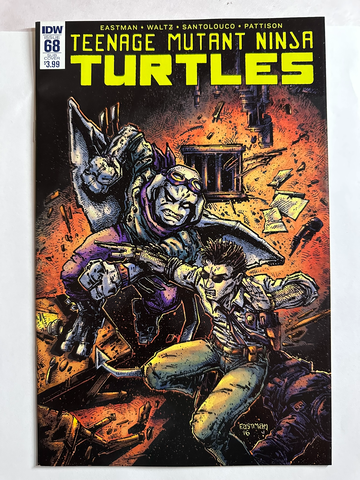 Teenage Mutant Ninja Turtles #68 2017 Kevin Eastman Subscription Vrnt IDW TMNT