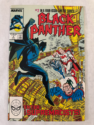 Black Panther #2 (Marvel Comics 1988) Key Issue 1st team app of the Supremacists