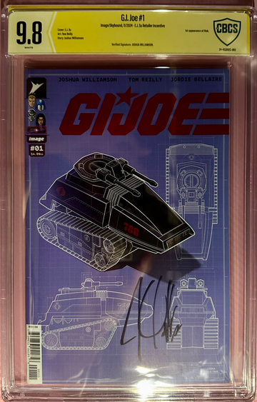 GI JOE #1 2024 1:50 E.J. Su Var IMAGE CBCS SS 9.8 Signed by Williamson Cvr J