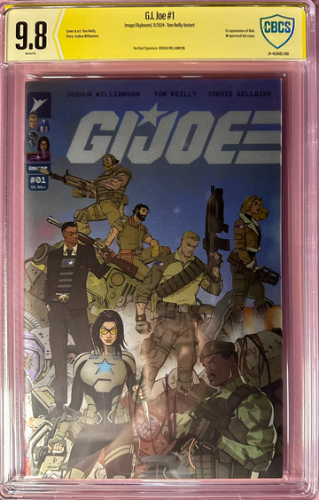 GI JOE #1 2024 IMAGE CBCS SS 9.8 Signed by Williamson Cvr P Reilly Foil