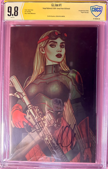GI JOE #1 2024 IMAGE CBCS SS 9.8 Signed by Williamson Cvr Q Frison Foil