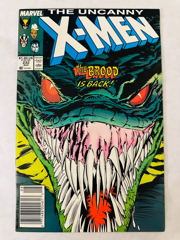Uncanny X-Men #232 (1988) Marvel Rare Mark Jewelers Insert Variant VF+