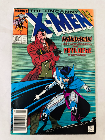 Uncanny X-Men #256 (1989) Marvel Mark Jewelers 1st New Psylocke VF