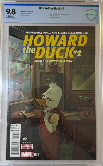 Howard the Duck #1 (Marvel 2015) CBCS 9.8 1st App Tara Tam Marvel Comics 