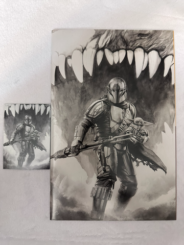 Star Wars: The Mandalorian Season 2 #1 (2023) NM Granov SDCC Exclusive Virgin 