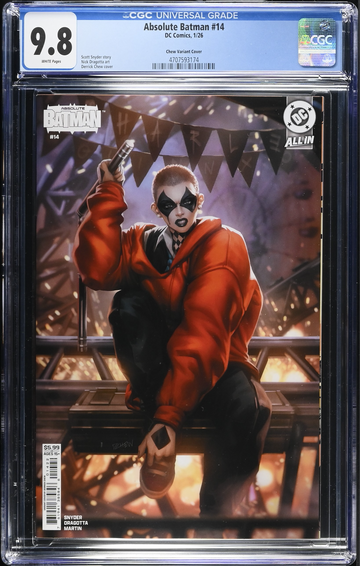 Absolute Batman #14 CGC 9.8 Chew Variant 1st Appearance Absolute Harley Quinn
