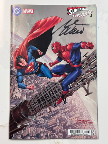 Superman Spider-Man #1 Sandoval Variant DC Marvel 2026 50th Anniv Signed Waid
