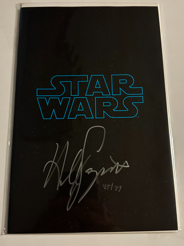 Star Wars #1 Logo Variant NM 2025 Signed #45/77 Alex Segura DF CoA Marvel Key