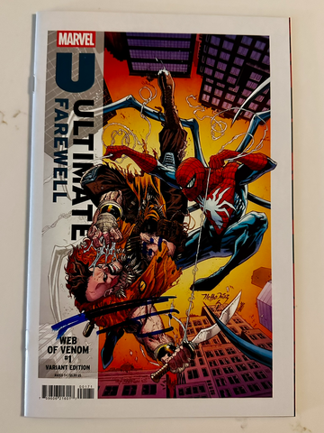 Web of Venom #1 Netho Diaz Ultimate Farewell Variant NM 2026 Signed Morris CoA