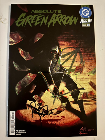Absolute Green Arrow #1 Main Cover NM 2026 DC Key Signed Pichetshote CoA 1st App