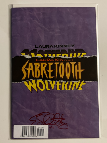 Laura Kinney Wolverine #10 Logo Variant NM 2025 Signed #14/50 Schultz DF CoA Key