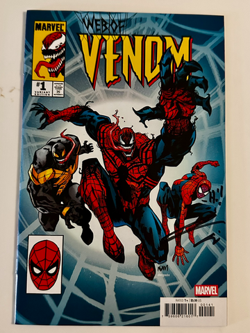 Web of Venom #1 Adam Gorham Homage Variant NM 2026 Signed Jordan Morris CoA Key