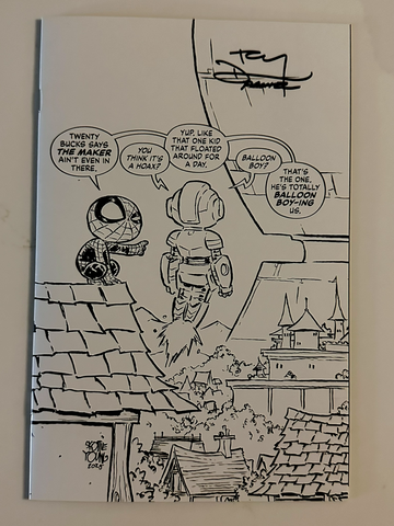 Ultimate Endgame #1 1:100 Skottie Young B&W Virgin NM 2025 Signed Dodson CoA Key