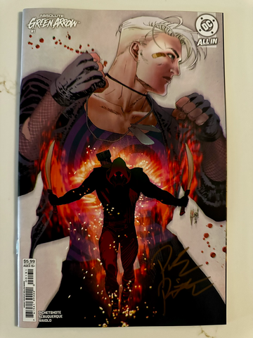 Absolute Green Arrow #1 March Variant NM 2026 DC Key Signed Pichetshote CoA 1st