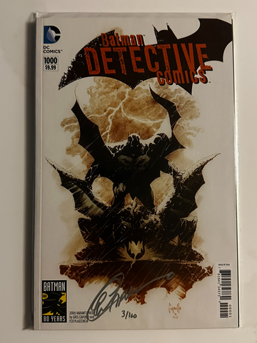 Detective Comics 1000 CGC NM 2019 Capullo 2010s Variant Signed #3/160 DF CoA Key