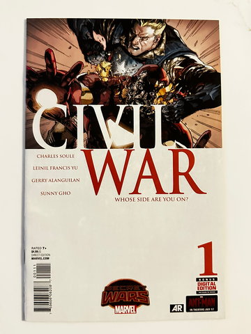 2015 Marvel Civil War #1-4 Partial Set Secret Wars Soule Yu NM