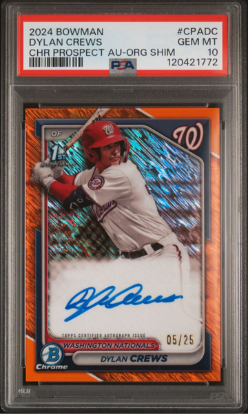2024 BOWMAN CHROME PROSPECT AUTOGRAPHS | ORANGE SHIMMER [#5/25]