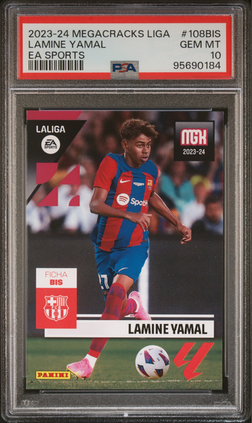 2023-24 PANINI MEGACRACKS LALIGA EA SPORTS #108BIS LAMINE YAMAL
