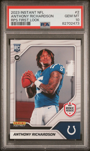 2023 Panini Instant Anthony Richardson Rookie RPS First look /1911 PSA 10 