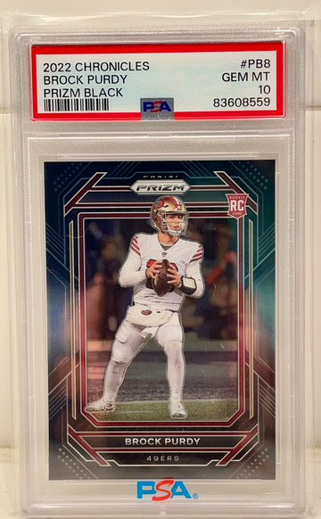 2022 Prizm Chronicles Black Rookie #PB8 PSA 10